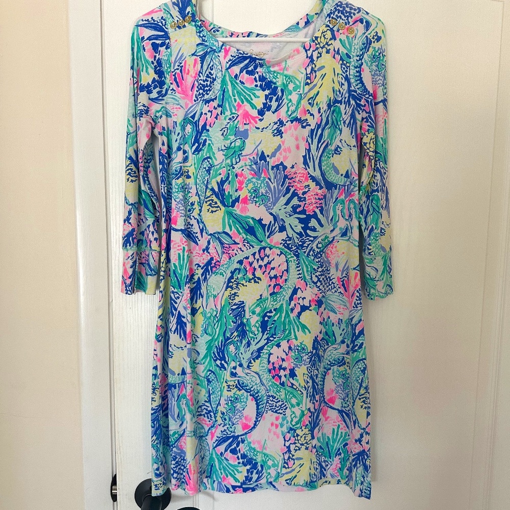 LILLY PULITZER SHORT DRESS - GOOD CONDITION - PERFECT SUMMER DRESS - SIZE S